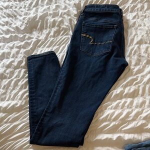 American Eagle Outfitters Dark Indigo Skinny Jeans